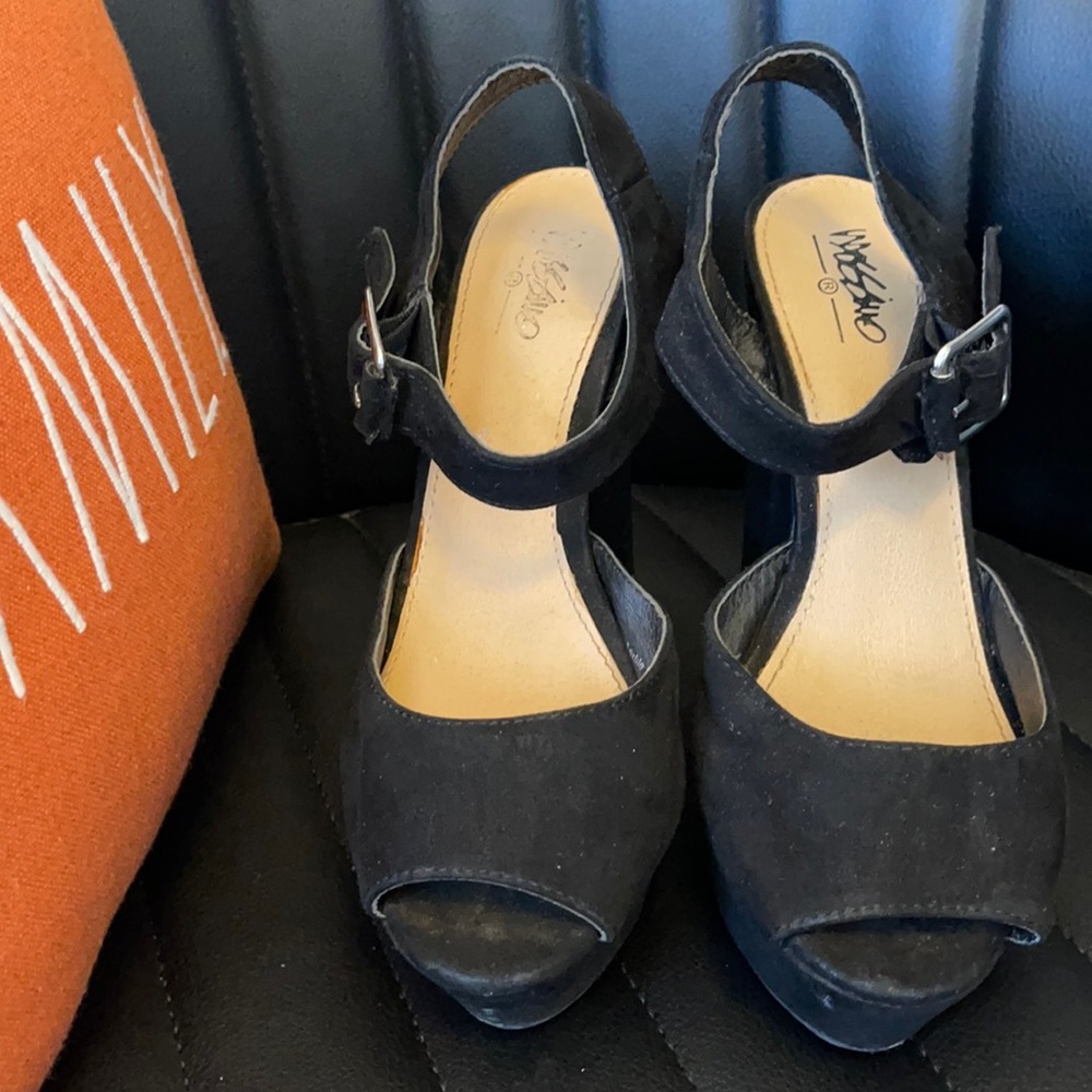 Black high heels